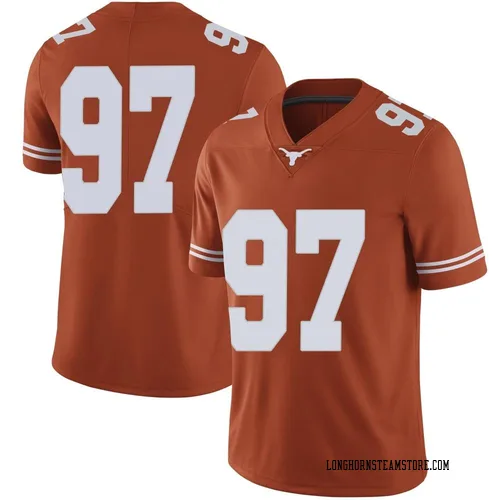 Men's Nike Alex January Texas Longhorns Limited Orange Mens Football College Jersey