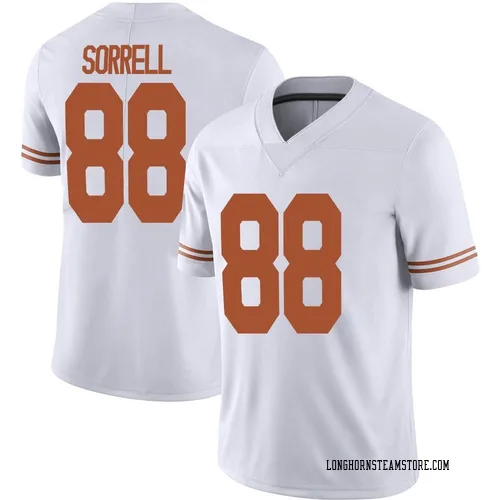Men's Nike Barryn Sorrell Texas Longhorns Limited White Alternate Football Jersey