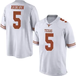 Men's Nike Bijan Robinson Texas Longhorns Replica White Mens Football College Jersey