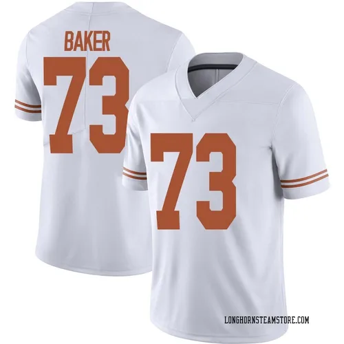 Men's Nike Brandon Baker Texas Longhorns Limited White Alternate Football Jersey