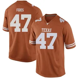 Men's Nike Charles Feris Texas Longhorns Replica Orange Mens Football College Jersey