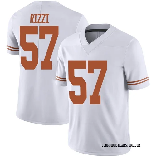 Men's Nike Christian Rizzi Texas Longhorns Limited White Alternate Football Jersey