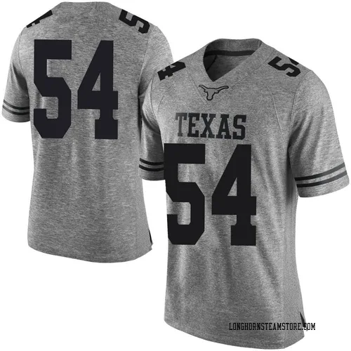 Men's Nike Cole Hutson Texas Longhorns Limited Gray Mens Football College Jersey