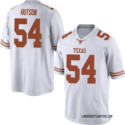 Men's Nike Cole Hutson Texas Longhorns Replica White Mens Football College Jersey