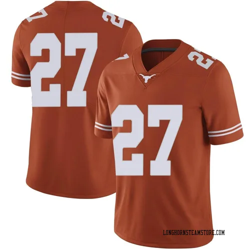 Men's Nike Colin Page Texas Longhorns Limited Orange Mens Football College Jersey