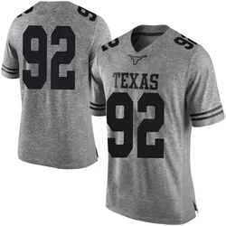 Men's Nike Colton Vasek Texas Longhorns Limited Gray Mens Football College Jersey