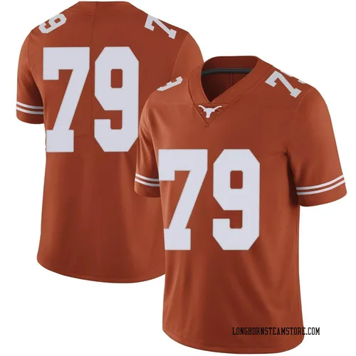 Men's Nike Connor Stroh Texas Longhorns Limited Orange Mens Football College Jersey