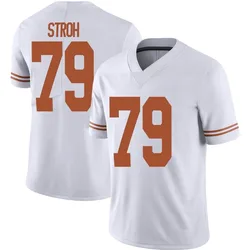 Men's Nike Connor Stroh Texas Longhorns Limited White Alternate Football Jersey