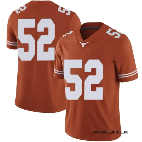 Men's Nike DJ Campbell Texas Longhorns Limited Orange Mens Football College Jersey