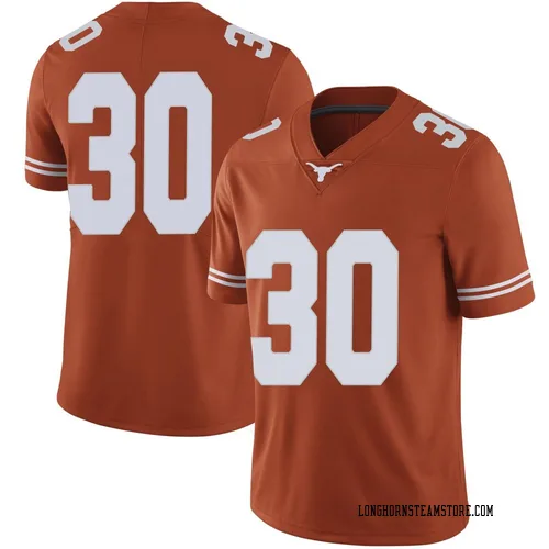 Men's Nike Elijah Barnes Texas Longhorns Limited Orange Mens Football College Jersey