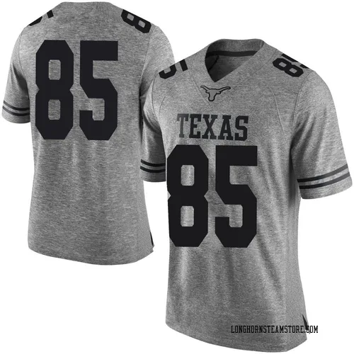 Men's Nike Emaree Winston Texas Longhorns Limited Gray Mens Football College Jersey
