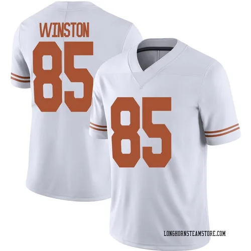 Men's Nike Emaree Winston Texas Longhorns Limited White Alternate Football Jersey