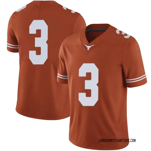 Men's Nike Emmett Mosley V Texas Longhorns Limited Orange Mens Football College Jersey