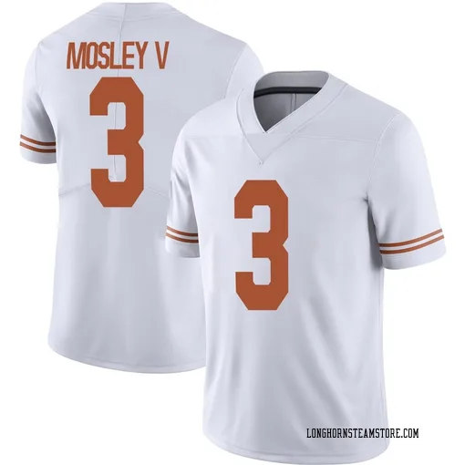 Men's Nike Emmett Mosley V Texas Longhorns Limited White Alternate Football Jersey