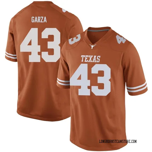 Men's Nike Eric Garza Texas Longhorns Game Orange Mens Football College Jersey