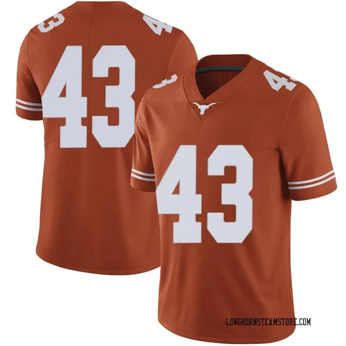 Men's Nike Eric Garza Texas Longhorns Limited Orange Mens Football College Jersey