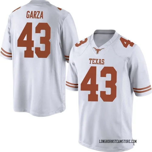 Men's Nike Eric Garza Texas Longhorns Replica White Mens Football College Jersey