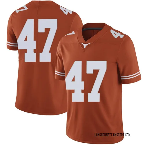 Men's Nike Gehrig Heil Texas Longhorns Limited Orange Mens Football College Jersey
