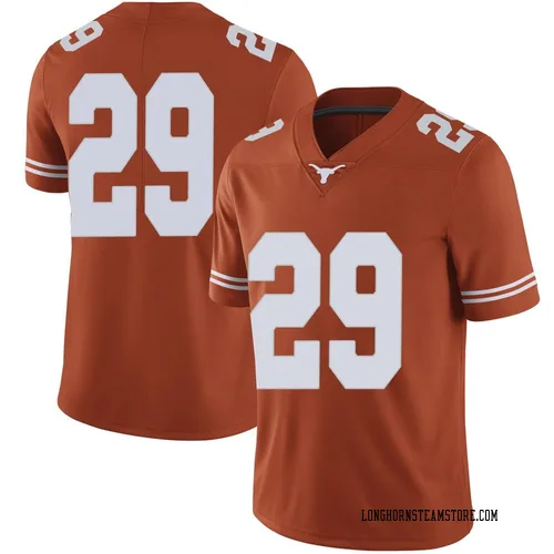 Men's Nike Graceson Littleton Texas Longhorns Limited Orange Mens Football College Jersey