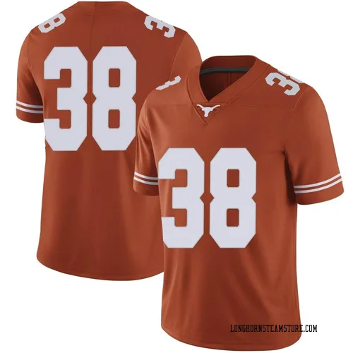 Men's Nike Graham Gillespie Texas Longhorns Limited Orange Mens Football College Jersey