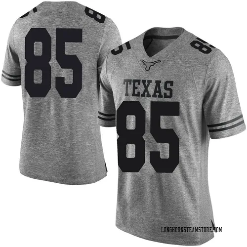 Men's Nike Gunnar Helm Texas Longhorns Limited Gray Mens Football College Jersey