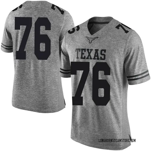 Men's Nike Hayden Conner Texas Longhorns Limited Gray Mens Football College Jersey