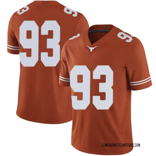 Men's Nike Hero Kanu Texas Longhorns Limited Orange Mens Football College Jersey