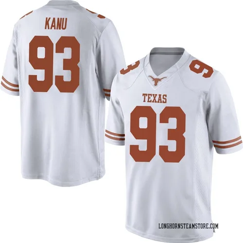 Men's Nike Hero Kanu Texas Longhorns Replica White Mens Football College Jersey