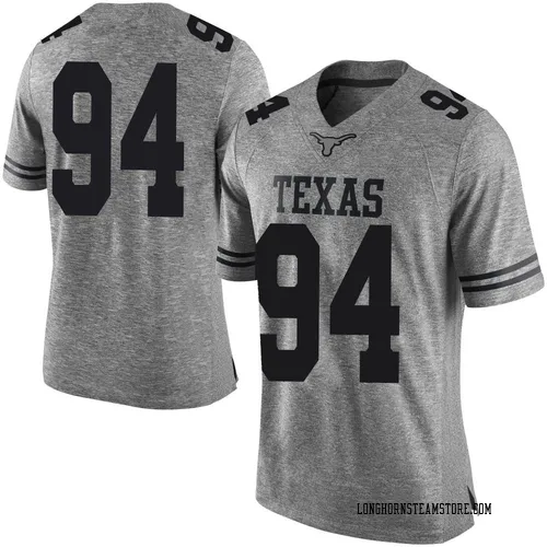 Men's Nike Isaiah Coleman Texas Longhorns Limited Gray Mens Football College Jersey