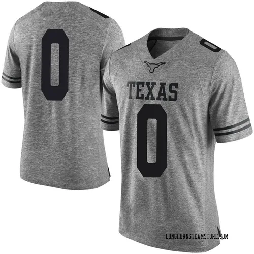 Men's Nike Ja'Tavion Sanders Texas Longhorns Limited Gray Mens Football College Jersey
