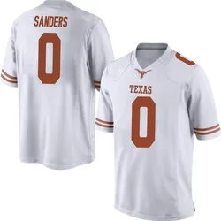 Men's Nike Ja'Tavion Sanders Texas Longhorns Replica White Mens Football College Jersey