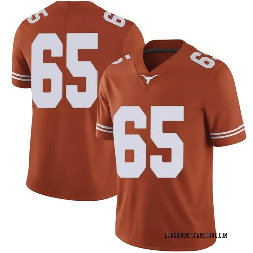 Men's Nike Jake Majors Texas Longhorns Limited Orange Mens Football College Jersey
