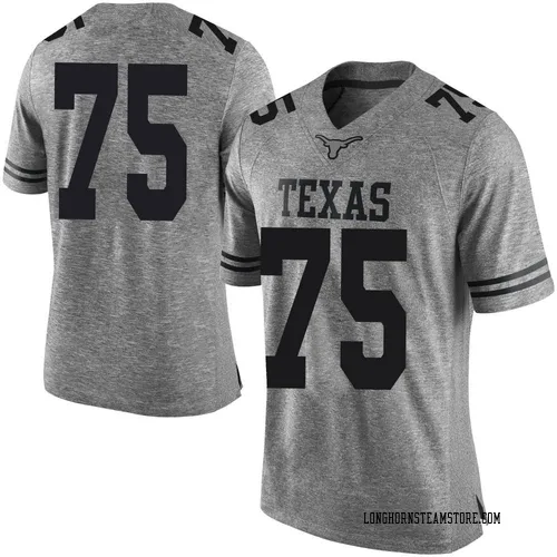 Men's Nike Jaydon Chatman Texas Longhorns Limited Gray Mens Football College Jersey