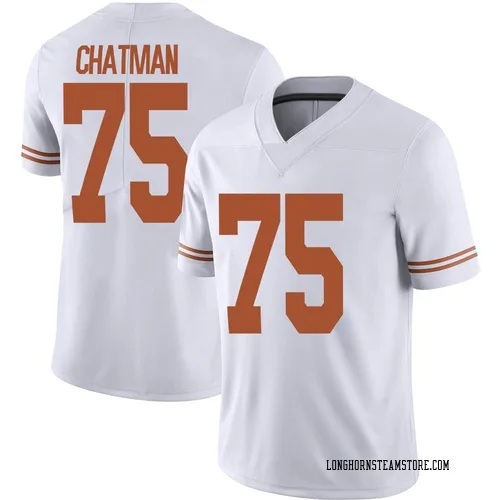 Men's Nike Jaydon Chatman Texas Longhorns Limited White Alternate Football Jersey