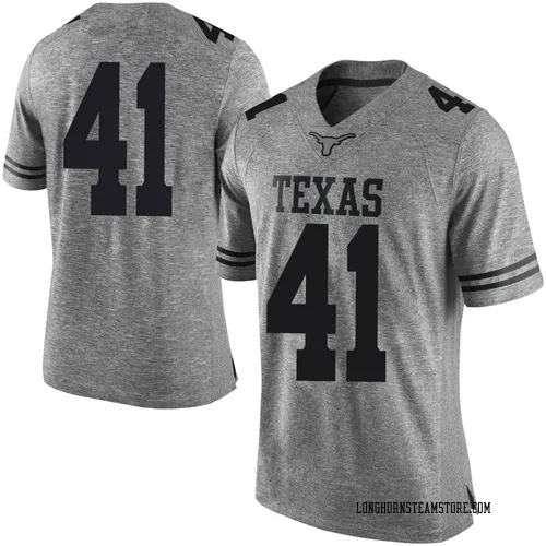 Men's Nike Jaylan Ford Texas Longhorns Limited Gray Mens Football College Jersey