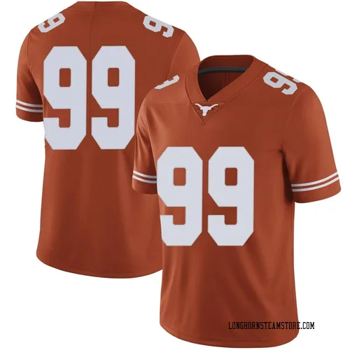 Men's Nike Jermayne Lole Texas Longhorns Limited Orange Mens Football College Jersey