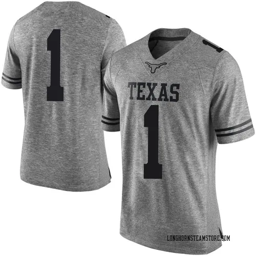 Men's Nike Johntay Cook II Texas Longhorns Limited Gray Mens Football College Jersey