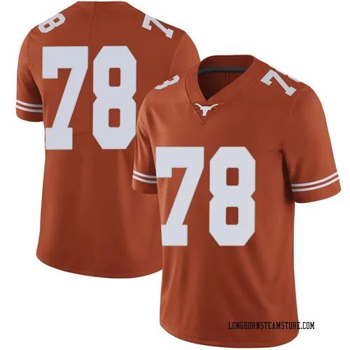 Men's Nike Jordan Coleman Texas Longhorns Limited Orange Mens Football College Jersey