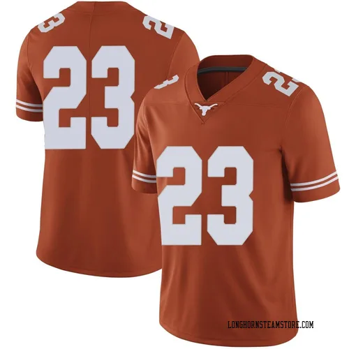Men's Nike Jordon Johnson-Rubell Texas Longhorns Limited Orange Mens Football College Jersey