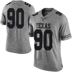 Men's Nike Josiah Sharma Texas Longhorns Limited Gray Mens Football College Jersey