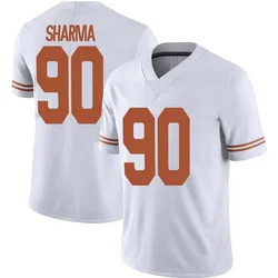 Men's Nike Josiah Sharma Texas Longhorns Limited White Alternate Football Jersey