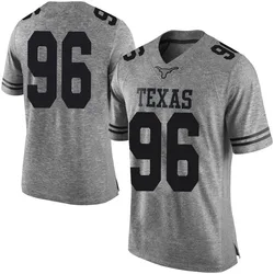 Men's Nike Lavon Johnson Texas Longhorns Limited Gray Mens Football College Jersey