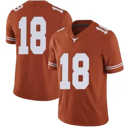 Men's Nike Liona Lefau Texas Longhorns Limited Orange Mens Football College Jersey