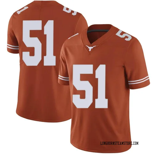 Men's Nike Marshall Landwehr Texas Longhorns Limited Orange Mens Football College Jersey
