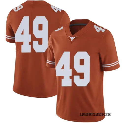 Men's Nike Mason Shipley Texas Longhorns Limited Orange Mens Football College Jersey
