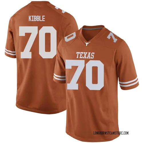 Men's Nike Nate Kibble Texas Longhorns Game Orange Mens Football College Jersey