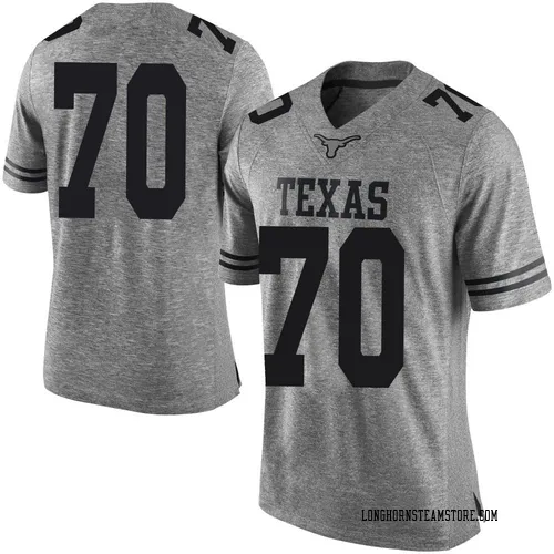 Men's Nike Nate Kibble Texas Longhorns Limited Gray Mens Football College Jersey