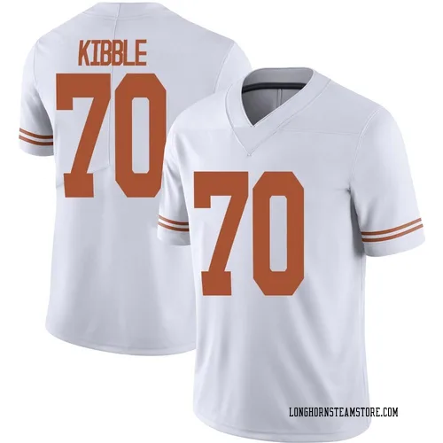 Men's Nike Nate Kibble Texas Longhorns Limited White Alternate Football Jersey
