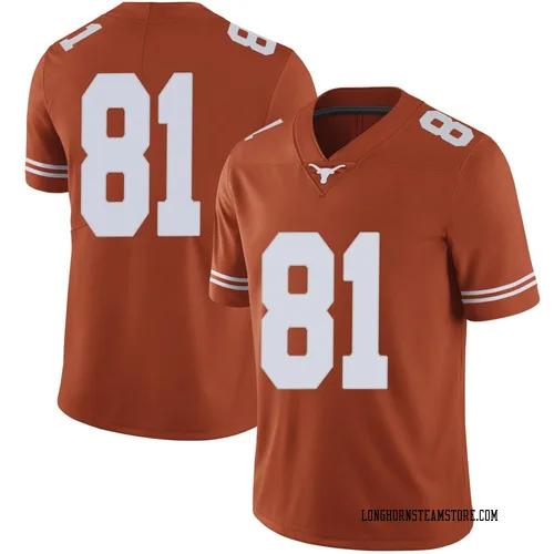 Men's Nike Nick Townsend Texas Longhorns Limited Orange Mens Football College Jersey