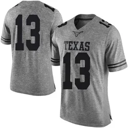Men's Nike Parker Livingstone Texas Longhorns Limited Gray Mens Football College Jersey